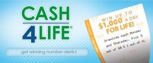 Meedoen aan Cash4Life loterij