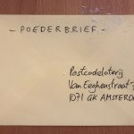 Poederbrief Postcodeloterij